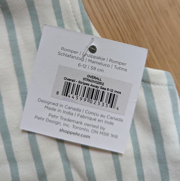 BNWT Pehr Organic Cotton Overalls (6-12 months) - Picture 3 of 4